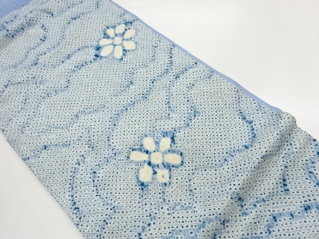 JAPANESE NAGOYA OBI / SHIBORI / FLOWER